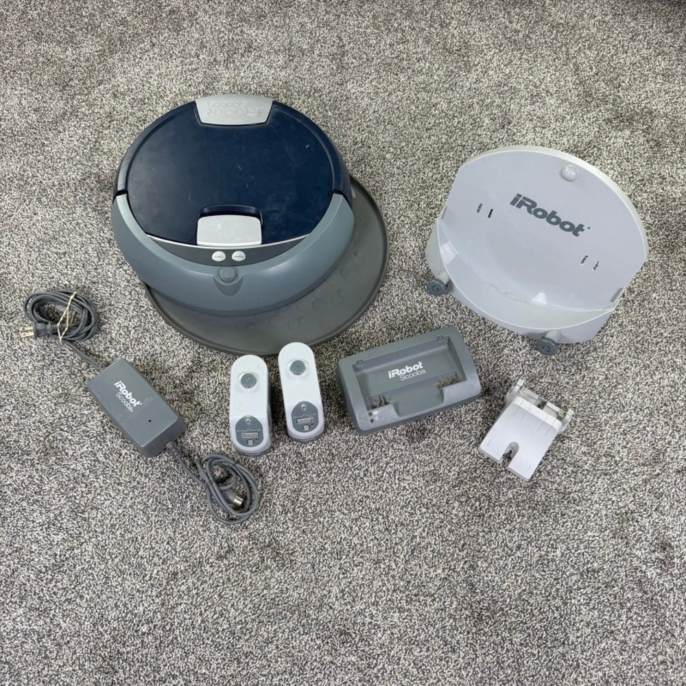 iRobot Scooba Floor Scrubbing Robot Bundle with Virtual Walls and Charger PARTS
